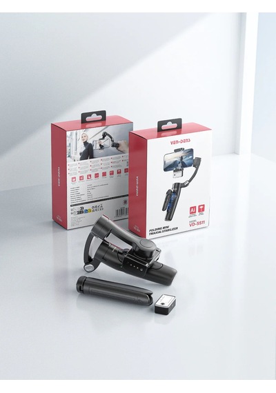 Ven-dens Vd-ss11 Premium Telefon Gimbal Ve Akıllı Tripod - Siyah