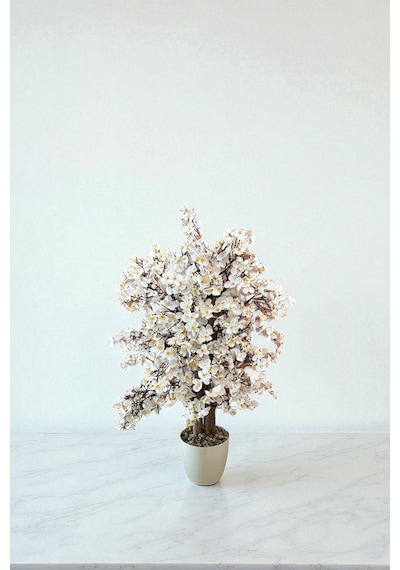 Yapay Çiçekçiniz Yoğun Yapraklı 60 Cm Yapay Sakura Bahar Dalı Ağacı