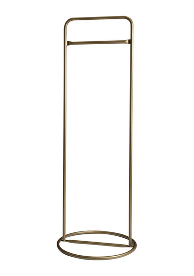 Oba Metal Konfeksiyon Askılığı Gold Renk Askılık Elbise Askılığı Ayaklı Askılık Kıyafet Askılığı Gold