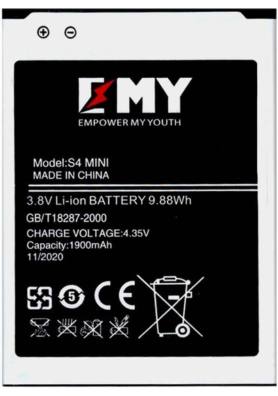 Samsung Galaxy S4 Mini Uyumlu Emy Batarya