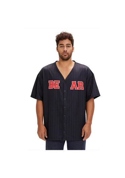Bad Bear 24.01.30.001 Homer Shirt Siyah 001