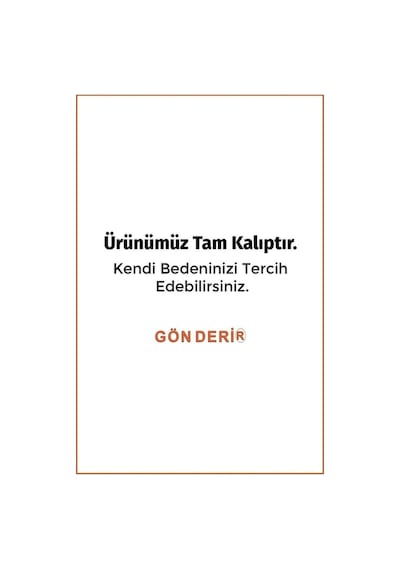 Gönderi(R) Kahve Floter Gön Hakiki Deri Yuvarlak Burun Topuklu Kauç 001