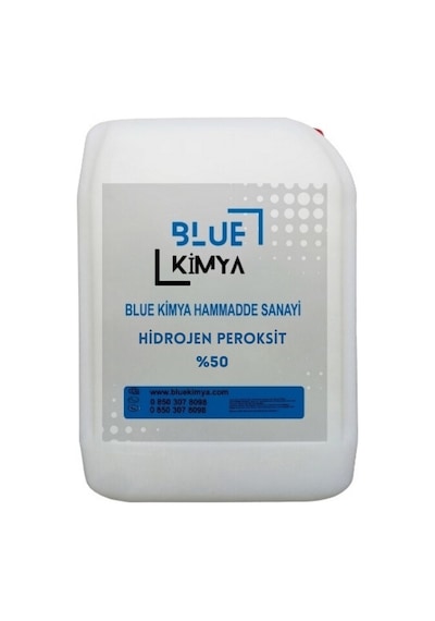 Hidrojen Per Oksit %50 10 Kg - Hydrogen Peroxide %50 Oksijenli Su