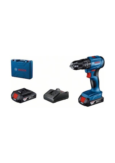 Bosch Professional GSB 185-LI 2 x 2.0Ah Çift Akülü Darbeli Matkap - 06019K3100