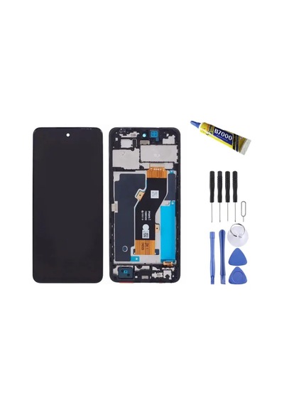 Çelik Pro Infinix Smart 8 Uyumlu Ekran Lcd Dokunmatik Full Çıtalı