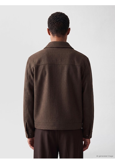 Lcw Vision Kahverengi Regular Fit Dik Yaka Erkek Mont