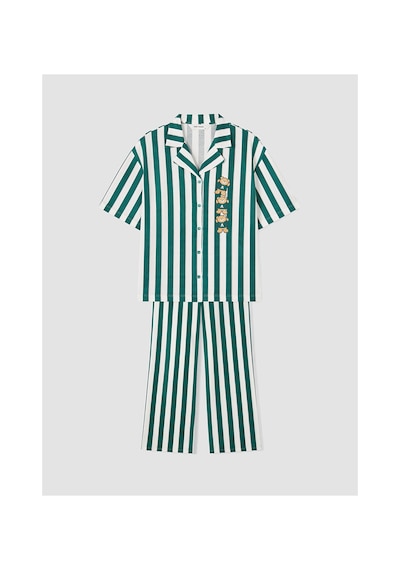LC Waikiki Alıta Cıty Farkıyla Lcw Young Ekru Penye Çizgili Kısa Kollu Kadın Pijama Takım Ekru - 929536706 Ekru LC Waikiki Alıta Cıty Farkıyla Lcw Young Ekru Penye Çizgili Kısa Kollu Kadın Pijama Takım Ekru - 929536706 Ekru