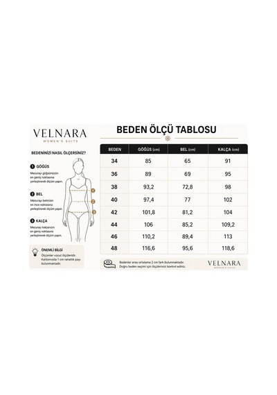 Velnara Moda Siyah Boru Paça Cepli Yüksek Bel Dokuma Kumaş Kadın Pantolon Siyah - 918013923 Siyah
