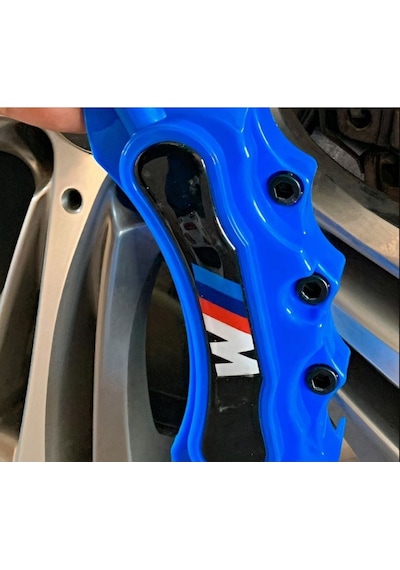 Bmw M Logolu Mavi Kaliper Kapağı 4 Parça