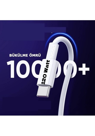 Matutech 120w Destekli Apple iPhone Samsung Xiaomi Uyumlu Type C Totypc