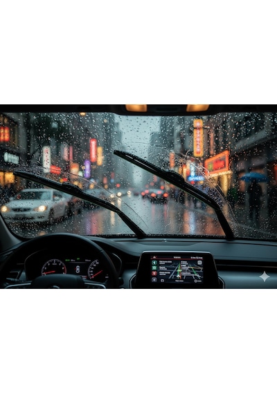 Space Premium 10 Aparatlı Hibrit Silecek Kilitli Model 35 Cm Uyumlu
