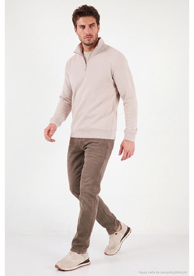 Buratti Pamuklu Normal Kalıp Normal Bel Jeans Erkek Kot Pantolon 2213f24parma Latte