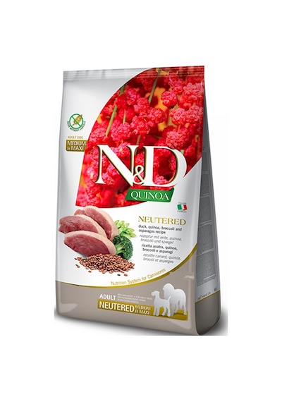 N&D Quinoa Ördek ve Brokoli Büyük ve Orta Irk Yetişkin Kısırlaştırılmış Köpek Maması 12 KG