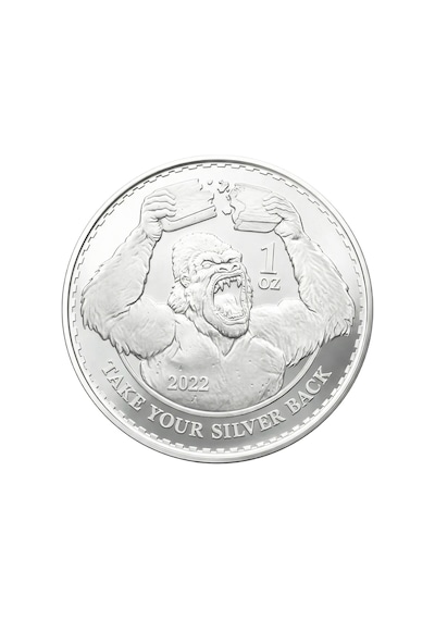 AgaKulche Gorilla Gümüş Sikke Coin