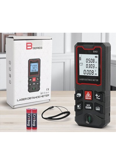 B40 Temel Seviye Lazer Mesafe Ölçer Lazermetre Hobi Ve Hafif İşler İçin