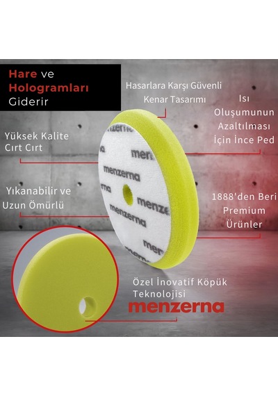 Menzerna Hare Hologram Giderici Cila Süngeri 2li Paket Yeşil -