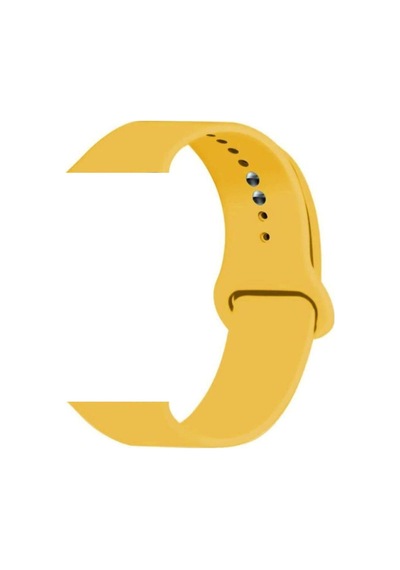 Watch Kordon 2 3 4 5 Seri 38-40 Mm Silikon Kordon Kayış-sarı