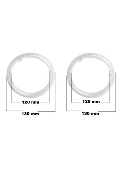 2 Adet Far İçi Floresan Angel Halka Beyaz Renk Balanslı 120 Mm