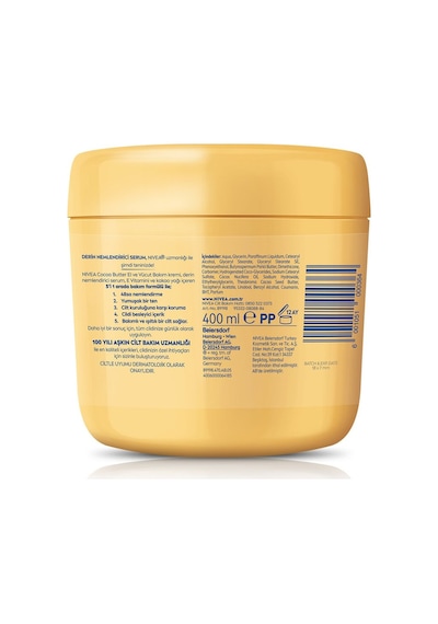 Nıvea El Ve Vücut Bakım Kremi Cocoa Butter Kuru Cilt 400ml