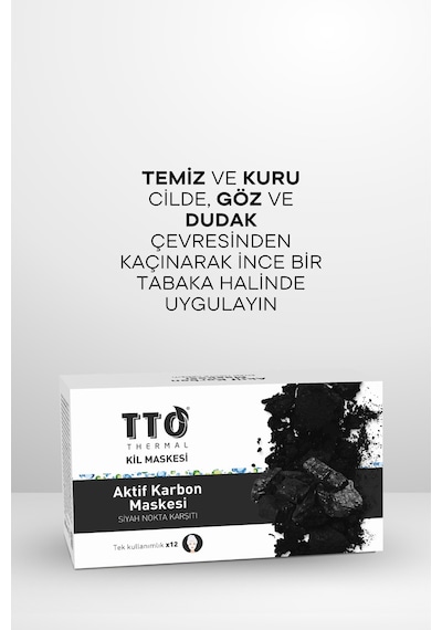 Tto Thermal Aktif Karbon Maskesi Siyah Nokta Karşıtı