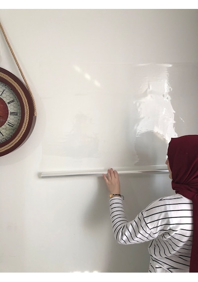 2 Tane Şeffaf Akıllı Kağıt Tahta 100 x 150 CM + Kalem