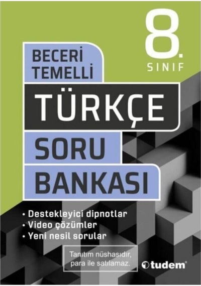 8.Sınıf Türkçe Beceri Temelli Soru Bankası