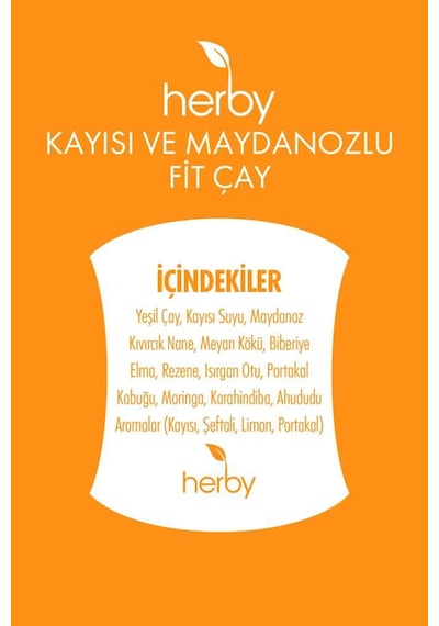 7 Gün Fit Program - Kayısı Ve Maydanozlu Fit Çay 4'lü