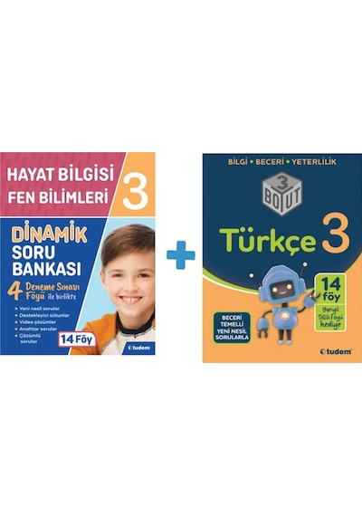 3.Sınıf Hayat+Fen Bilm.Dinamik Sb + 3.Sınıf Türkçe 3 Boyut