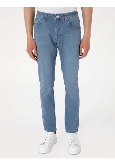 Pierre Cardin Erkek Açık Mavi Pantolon Jean 50302721-vr003 Açık Mavi