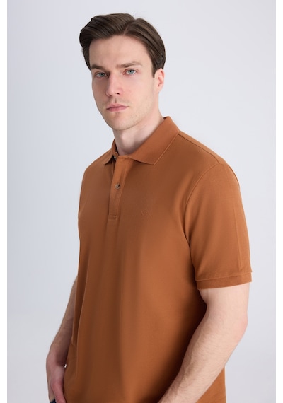 D's Damat Ds Damat Regular Fit Tarçın Pike Dokulu %100 Pamuklu T-shirt 4hc140211213m T30
