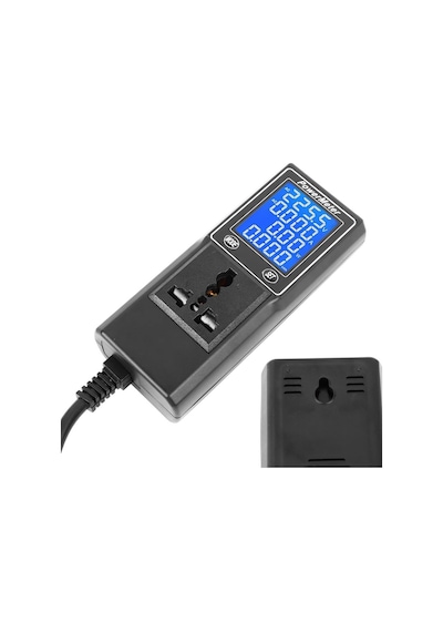Ayt Powermaster Pm-26400 Volt Amper Watt Hz Güç Ölçer Dijital Ekranlı Powermeter Universal Priz Tip