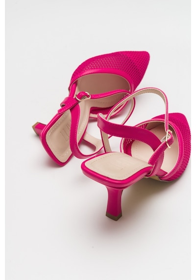 Luvishoes Chıc Fuşya Kadın Topuklu Ayakkabı Fuşya