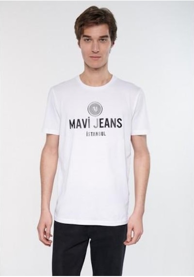 Mavi Jeans Baskılı Tişört-beyaz Beyaz