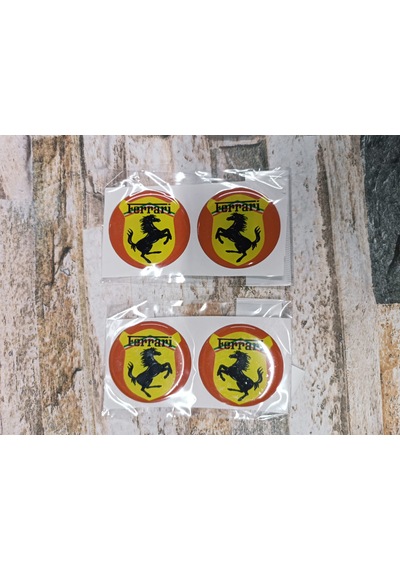 Ferrari Sticker Slikonlu 4x Yeni Model V1