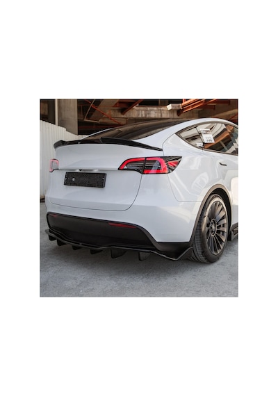 Tesla Model Y 2020-2025 Spoiler Piano Black Bagaj Üstü Spoiler Eki
