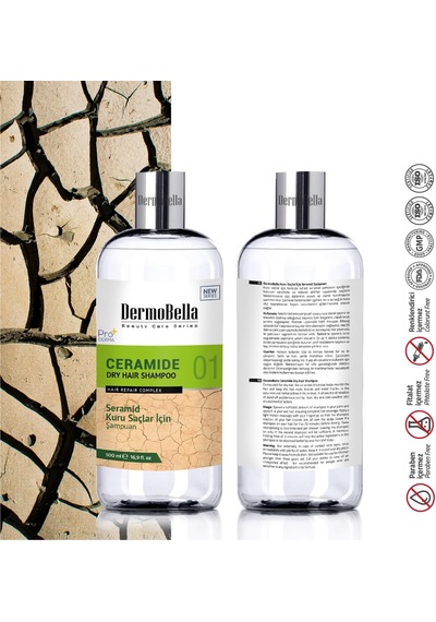 Dermobella Seramid Kuru Şaçlar İçin Bakım Şampuanı 500 ML