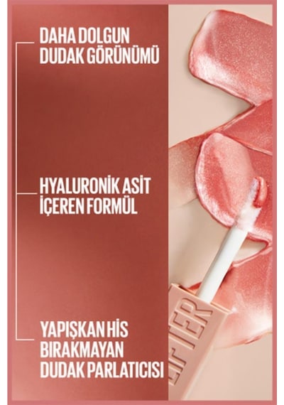Maybelline New York Lifter Gloss Nemlendirici Dudak Parlatıcısı 017 Copper