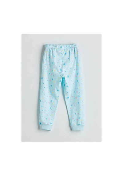 LC Waikiki Lcw Kids Bisiklet Yaka Baskılı Kız Çocuk Pijama Takımı Aqua Blue Prınte LC Waikiki Lcw Kids Bisiklet Yaka Baskılı Kız Çocuk Pijama Takımı Aqua Blue Prınte