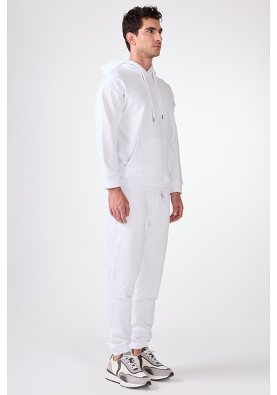 Dufy Beyaz Erkek Sweatshırt - Regular Fit Beyaz