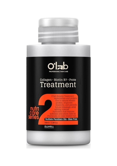 O'lab Nutri-care Profesyonel Keratin Bakım Seti 100 Ml X 2 - Evde Brezilya Fönü Kiti / Arındırıcı Şampuan &amp Diğer
