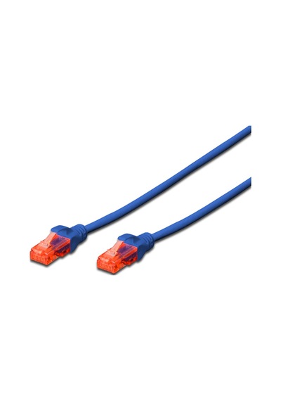 Digitus DK-1617-010/B LSZH CAT 6 Patch Kablo 1 M Mavi