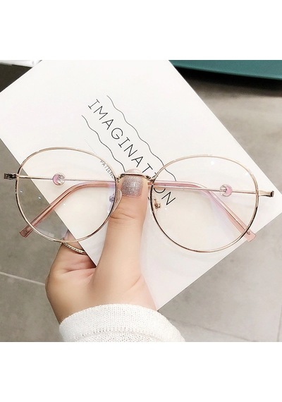 Jwl Oval Metal Dinlendirici Mavi Bilgisayar Ekran Gözlüğü