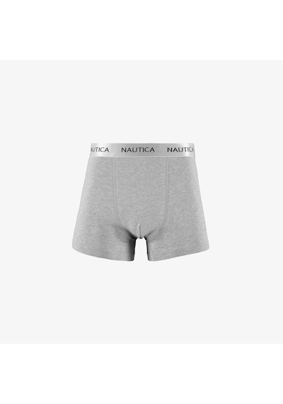 Nautica Nautıca Erkek Renkli 3'Lü Boxer X15312T 0Gh Gri
