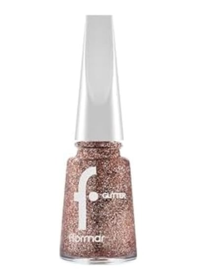 Yoğun Simli Şeffaf Oje - Glitter Nail Enamel - Gl043 Rosegold