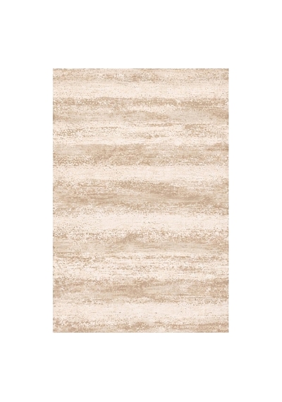 Kartela Halı Aria Halı Kaymaz Taban Makinede Yıkanabilir Halı Bej - 60 X 90 Cm