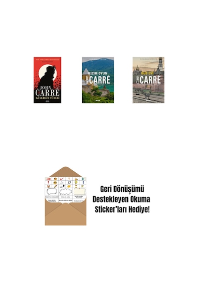 Güvercin Tüneli + Bizim Oyun + Rus Evi + Okuma Sticker'ları