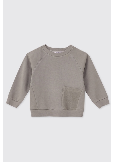 Panço Erkek Bebek Reglan Kollu Gri Takım 2621BB17003