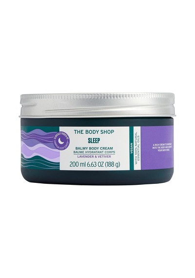 Uyku Balmy Vücut Kremi, Lavanta Ve Vetiver - Vücut Nemlendirici - Uyumaya Hazırlar - Vücut Vegan - 7.5 Oz