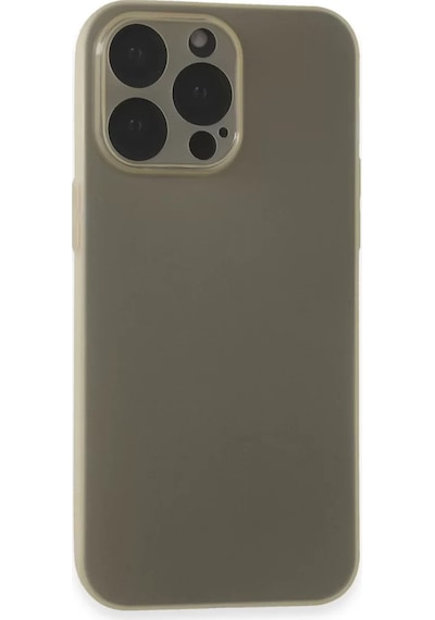 Newface Apple İphone 15 Pro Max Kılıf Puma Silikon - Titan Gri