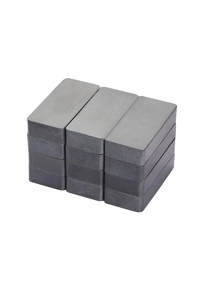40x20x10 Köşeli Ferrit Kömür Seramik Magnet Mıknatıs 10 Adet